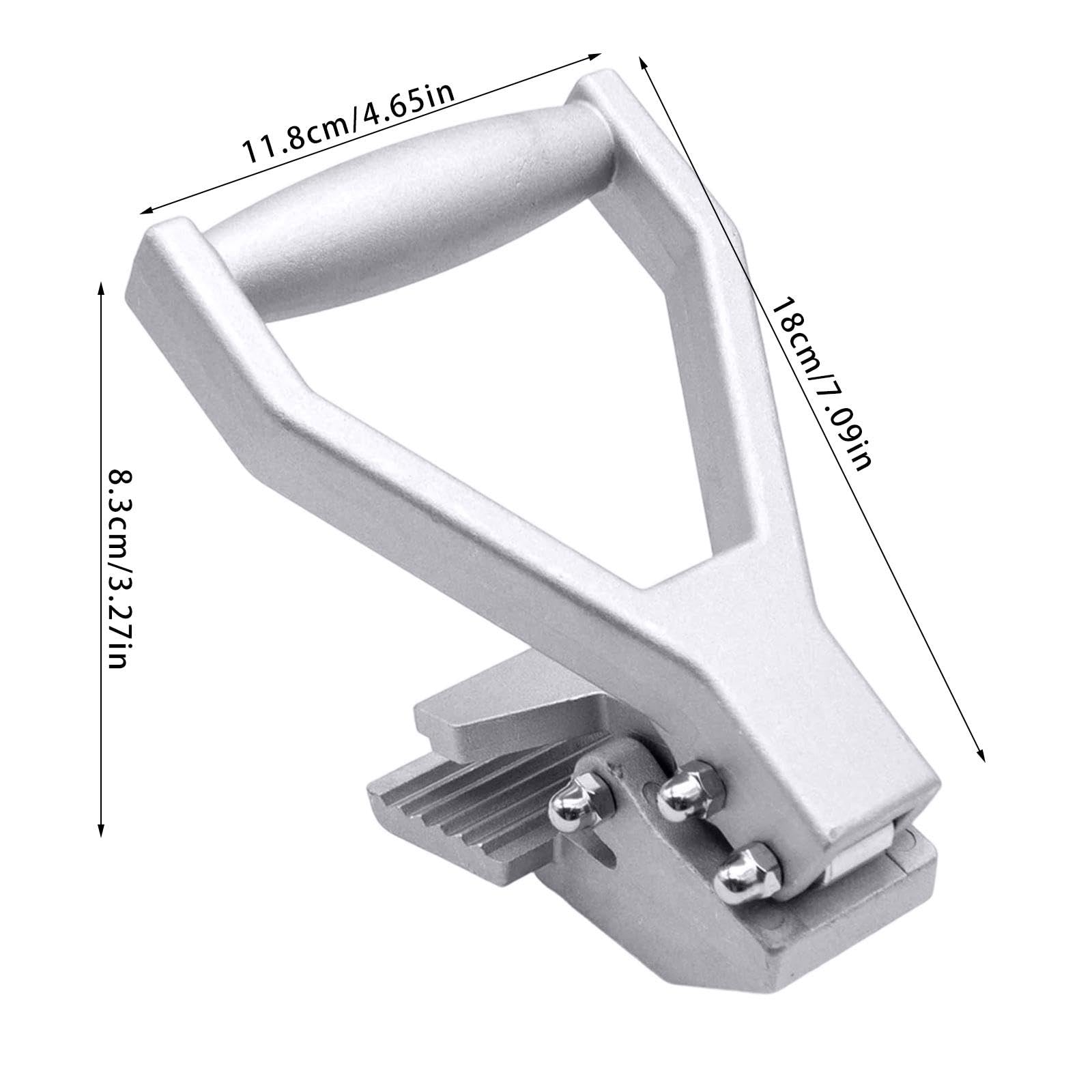 Strumento di installazione del tappeto con bocche seghettate per impugnature salde leve azione forte forza di trazione maniglia ergonomica strumento di rimozione della costruzione in alluminio