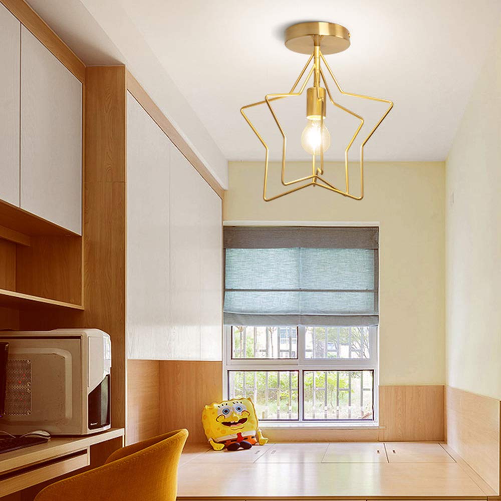 Mengjay Moderne Plafonnier LED en Métal - Lampe Décorative Pour Salon, Couloir, Bar, Cuisine, Salle à Manger, Chambre d'Enfants