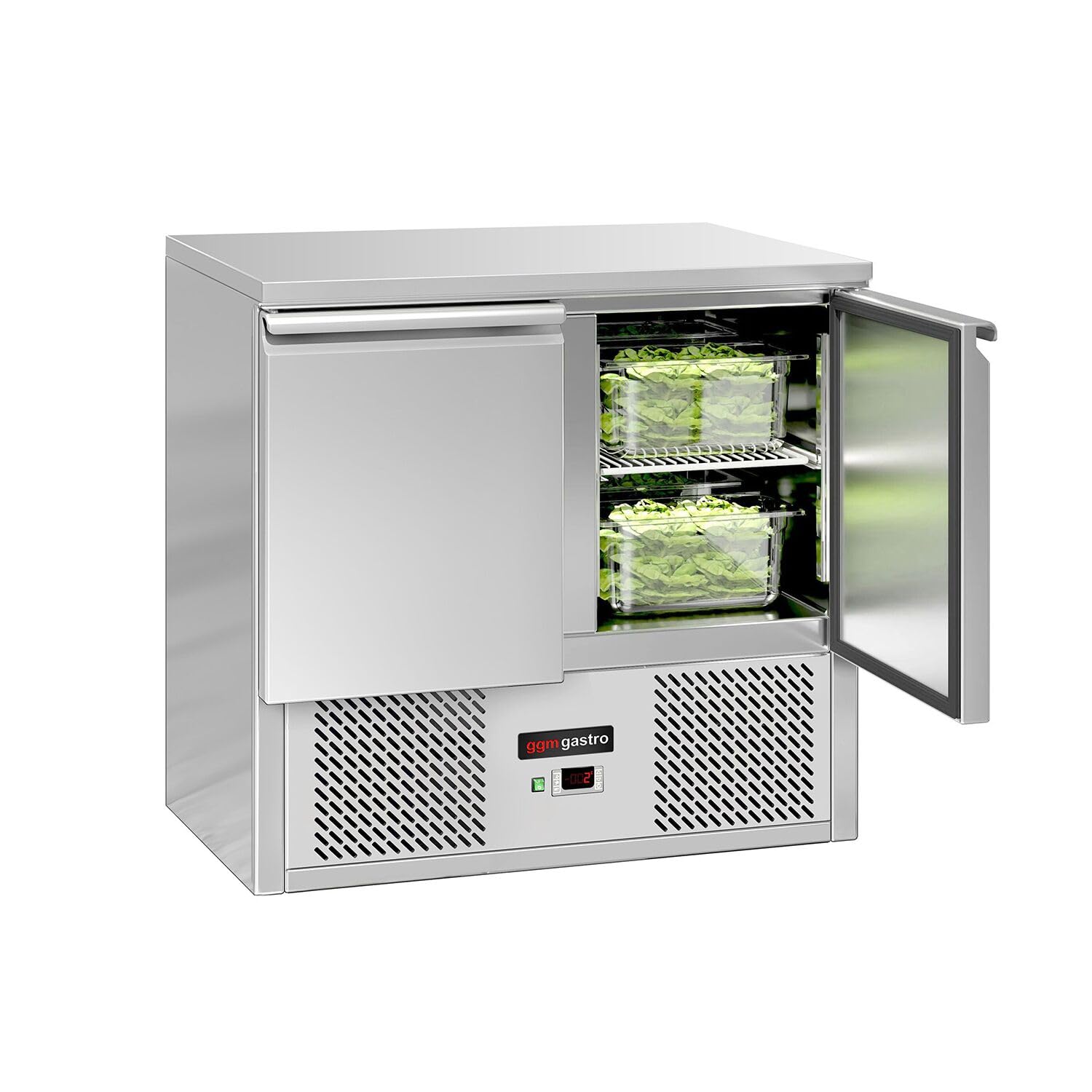 GGM Gastro | SAG97END#07 | Kühltisch ECO - 900x700mm - mit 2 Türen