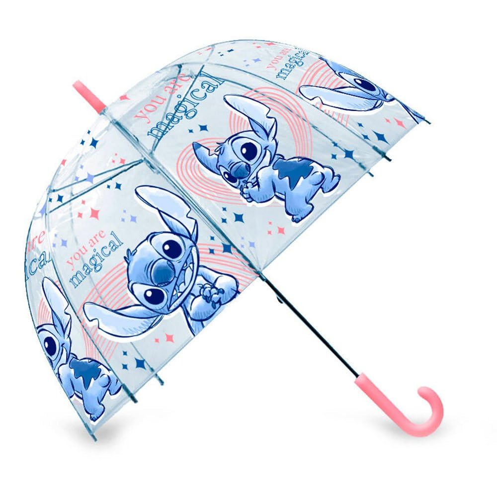 DISNEY Transparent Umbrella 19'' Manual Stitch