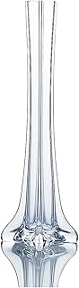 WGV Eiffel Tower Vase, Open 0.75", Height 12", (Multiple Sizes Choices) Clear Glass Floral Container with Sturdy Base, Flower Centerpiece for Wedding Event Home Decor, Arts Crafts, 1 Piece