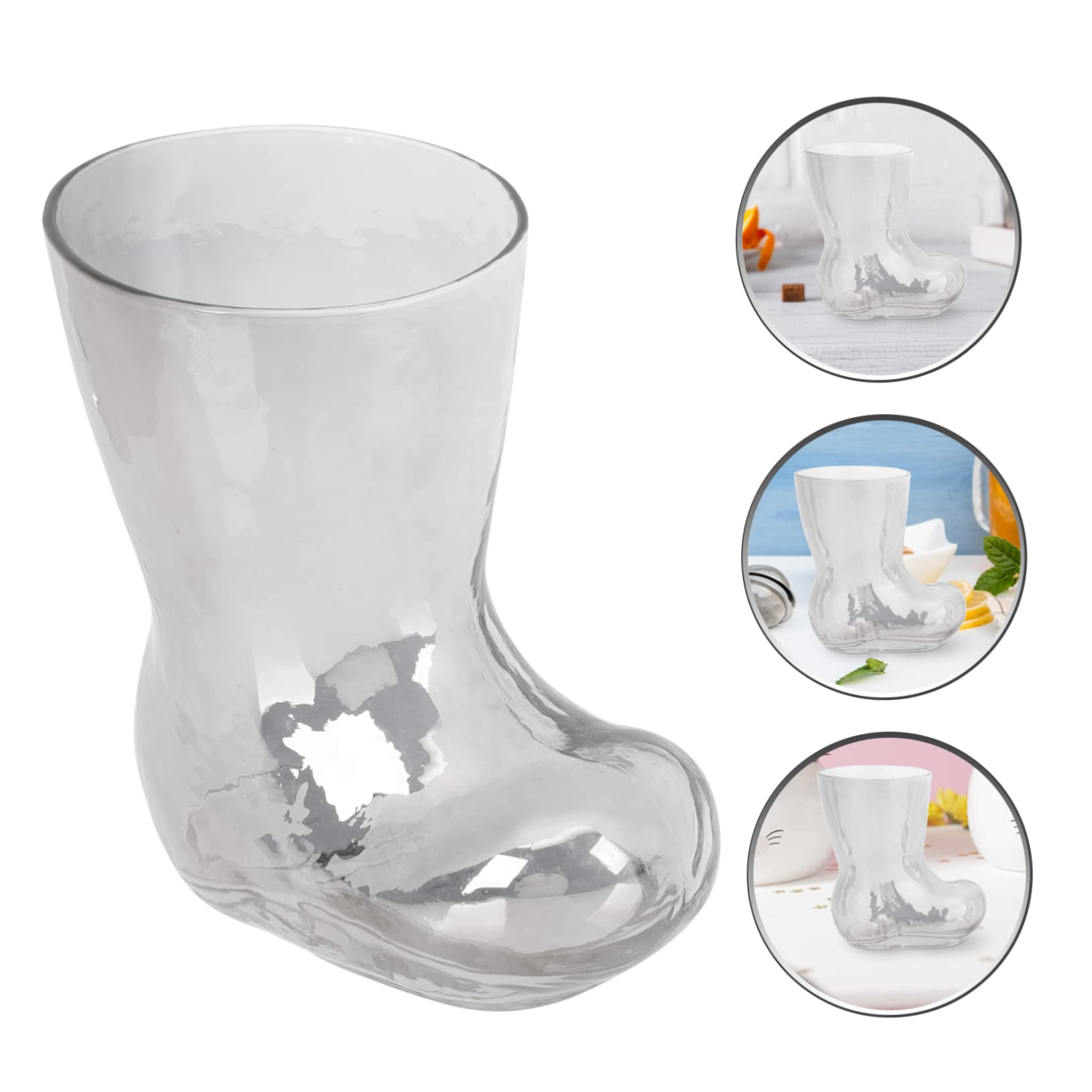 Vaso De Cerveza Con Forma De Bota - Cristalería De Bar Para Cócteles, Vino, Licores (Vintage, 20cm)