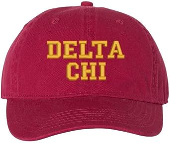 Delta Chi Pigment Dyed Baseball Cap