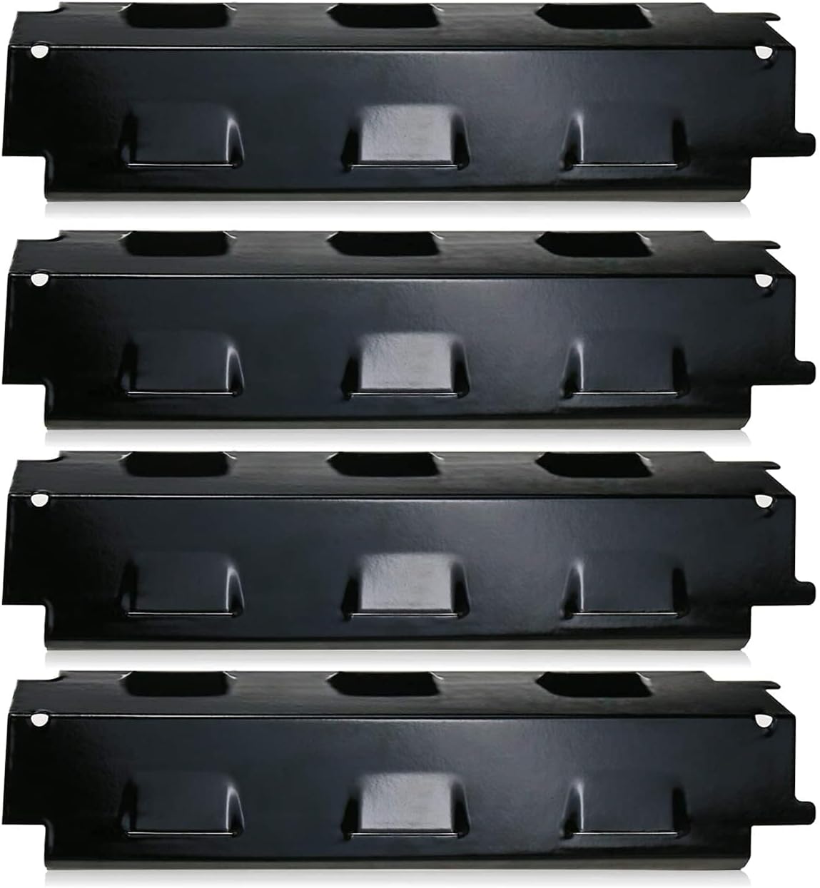 Denmay 37 cm Heating Plate Flame Plate for Enders Boston 3k Turbo, Barbecook, Tarrington House, Outdoorchef-Perth, Blooma, Uniflame 750, Tenneker TG4, Burner Cover Replacement Parts, 4 Pack