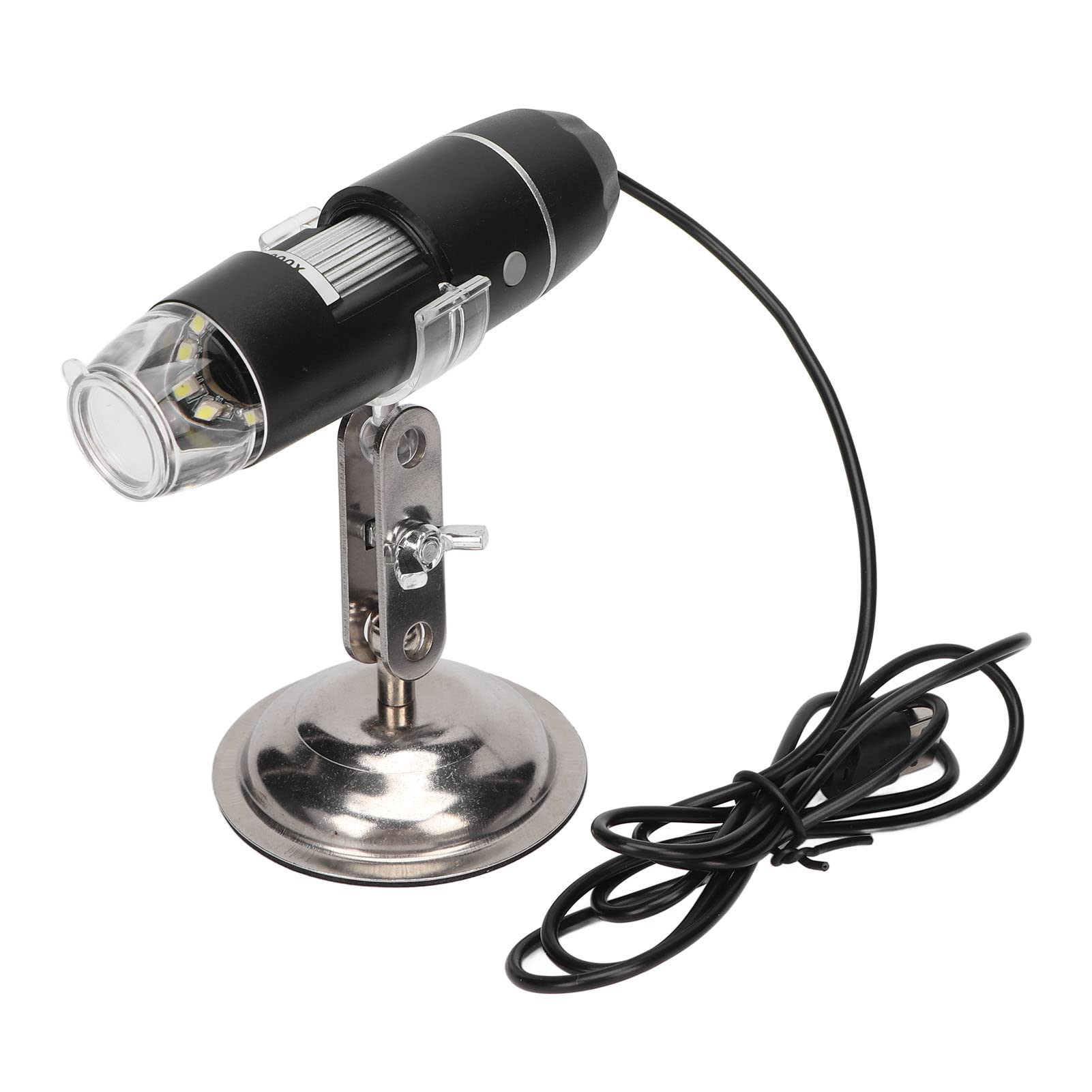 Bezprzewodowy Mikroskop Cyfrowy, Wykrywacz Skóry Głowy, Analizator Stanu Mieszków Włosowych, Powiększenie 1000X LED Light Clear Images, do Tabletu