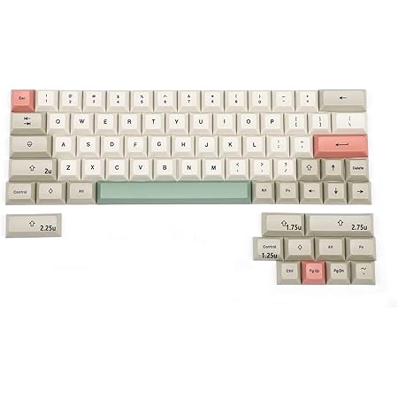 YMDK DSA Profile 9009 Dye Sub 61 64 68 ANSI Keycap Thick PBT Keycap Set for MX Mechanical Keyboard GH60 XD64 GK64 68 (Only Keycap)