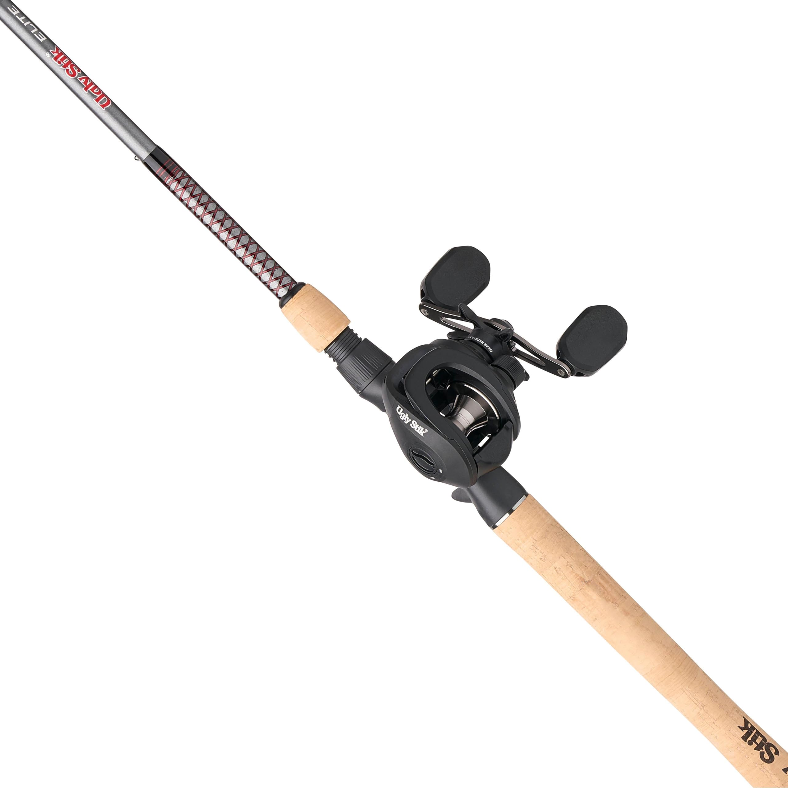 Amazon.com : Ugly Stik 6'6" Elite Baitcast Fishing Rod and Reel Casting Combo, Ugly Tech Construction with Clear Tip Design, 2-Piece Fast Action Rod : Sports & Outdoors Amazon.com : Ugly Stik 6'6" Elite Baitcast Fishing Rod and Reel Casting Combo, Ugly Tech Construction with Clear Tip Design, 2-Piece Fast Action Rod : Sports & Outdoors