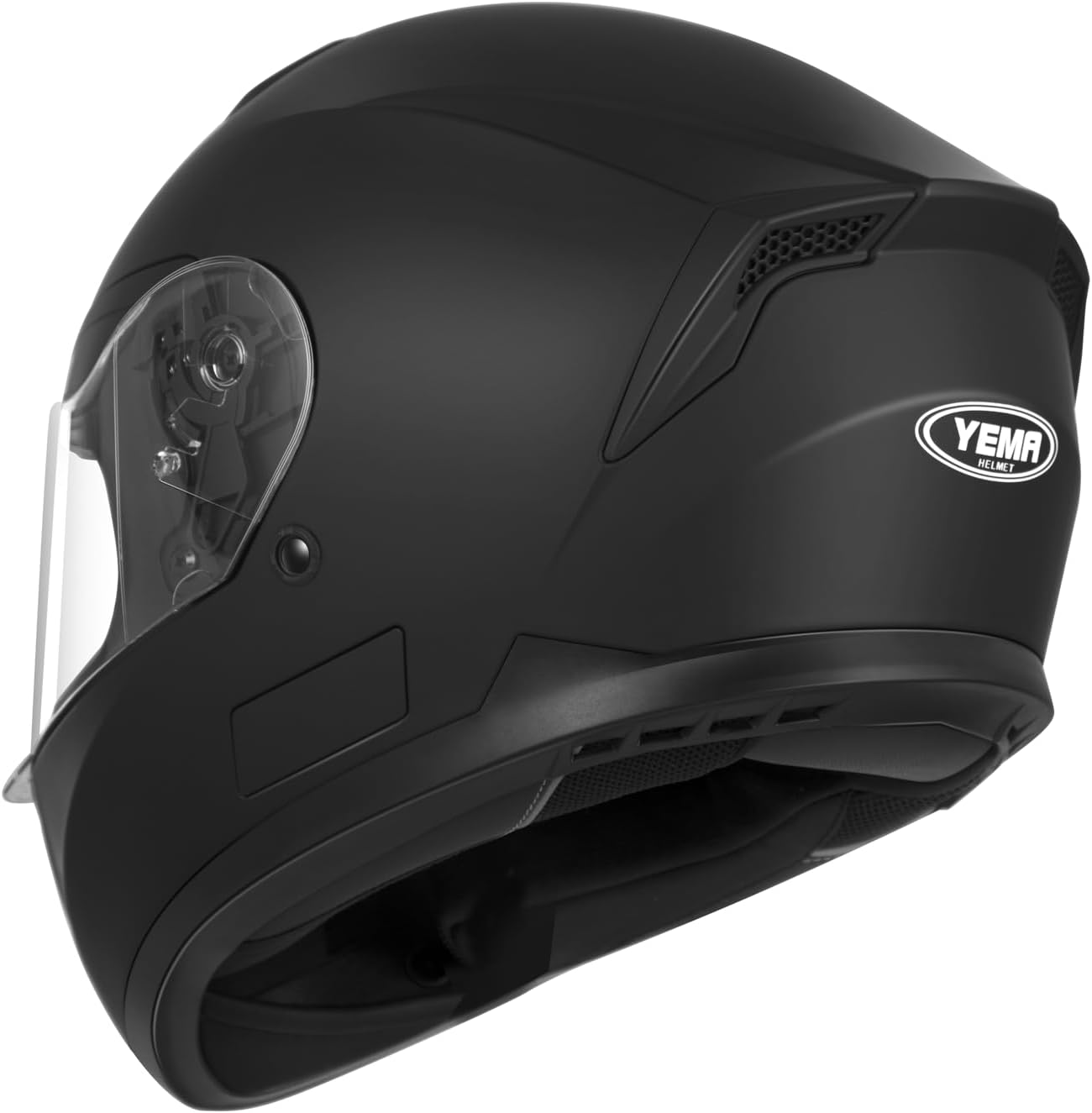 YEMA YM-831 sisak elölnézet és visor rendszer