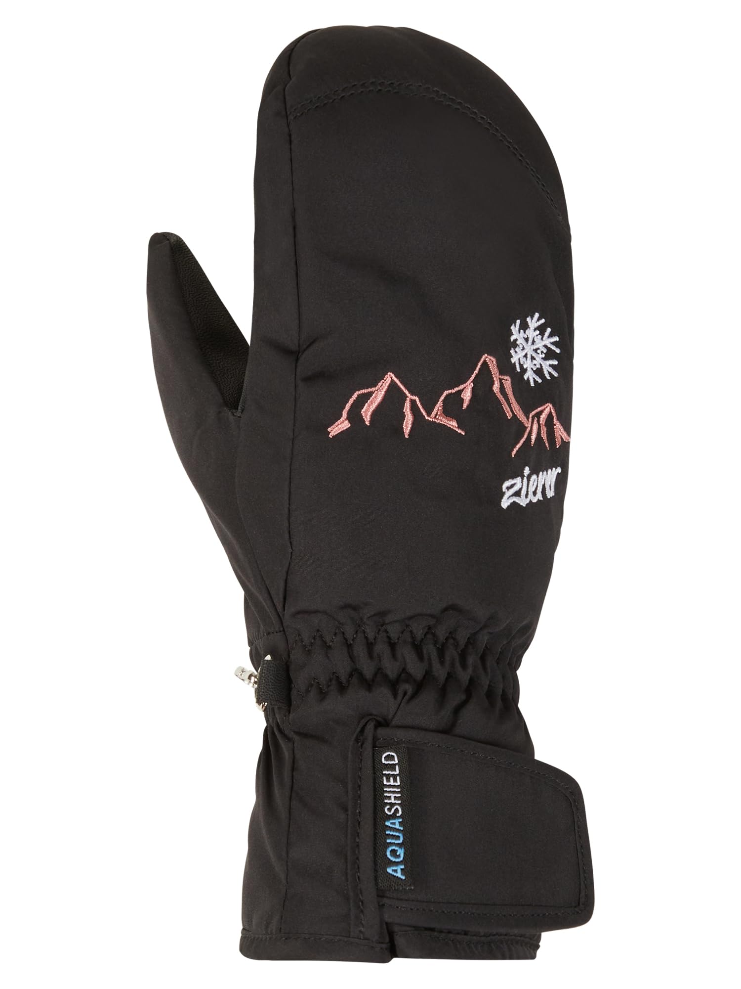 Ziener Laillani - Muffole da Sci/Sport Invernali, Impermeabili, Senza PFC Unisex Bambini