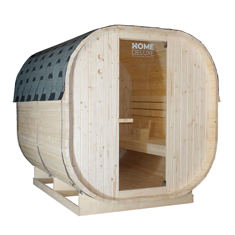 Home Deluxe Fasssauna Cube XL Outdoor Sauna