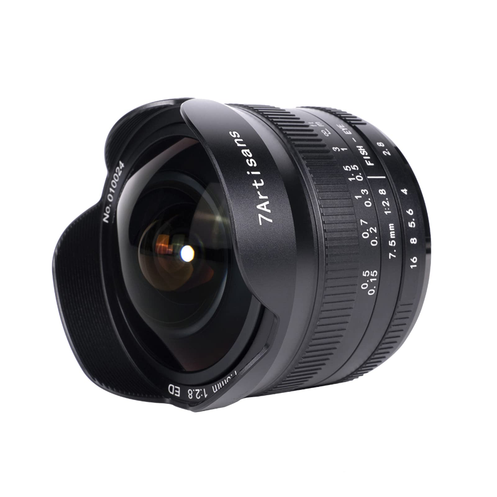7artisans Lente Olho de Peixe 7,5 mm F2.8 II Ultra Grande Angular