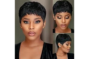 Pixie Cut Wig Human Hair for Black Women