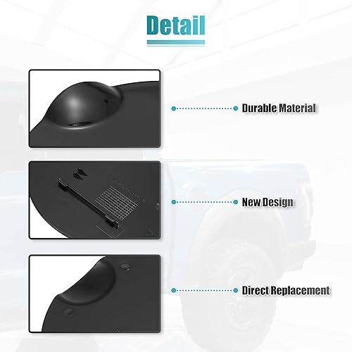 Miniatura 7 de X AUTOHAUX Tapa de llenado de depósito de combustible para Ford F-150 2009-2014 Reemplazo de la cubierta de acceso de llenado de puerta de gas