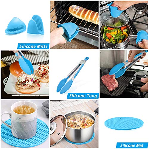 Teamfar Pressure Cooker Accessories, 17 Pieces 8 / 6Qt Pot Accessories Set For Instant Air Fryer Crock Pot, Healthy & Toxic Free, Practical & Functional, Dishwasher Safe & Easy Clean #TOP4