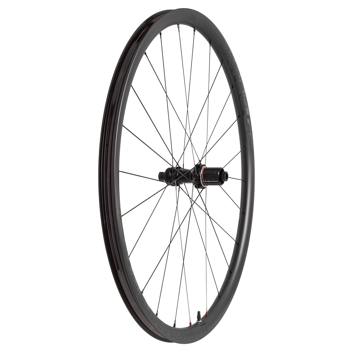 Novatec Set bici da corsa in carbonio, 28 mm e 1400 g, Tubeless, G24 Disc Pro, Shimano HG