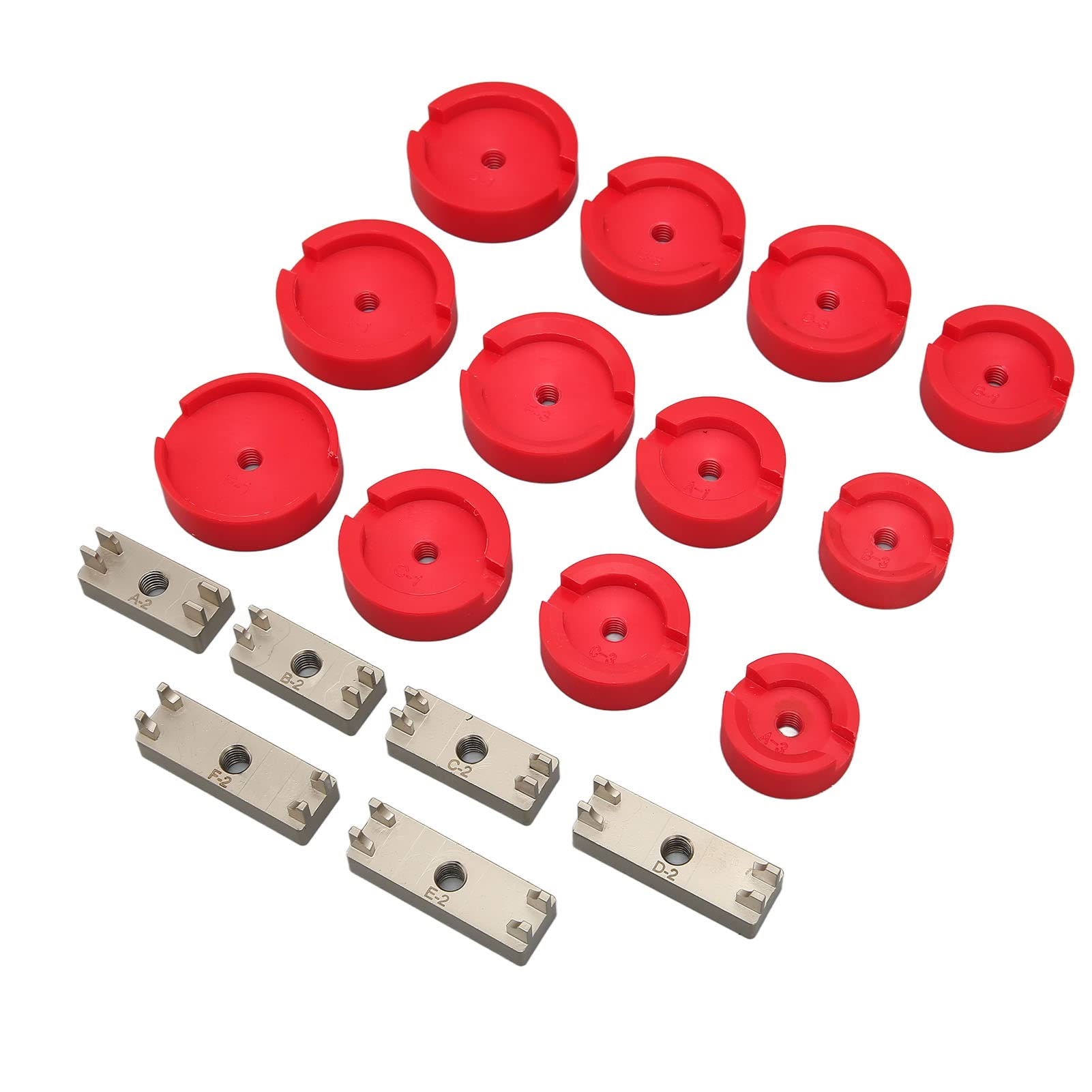 Alicate para cerrar relojes con 18 troqueles prensados, juego de herramientas profesionales para prensar cajas de relojes para modelos Double Eagle, kit de abridores de relojes de