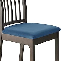 Vista 18 de Fundas de asiento de terciopelo para silla de comedor, fundas elásticas para sillas de comedor con lazos, funda protectora suave para cocina, hotel