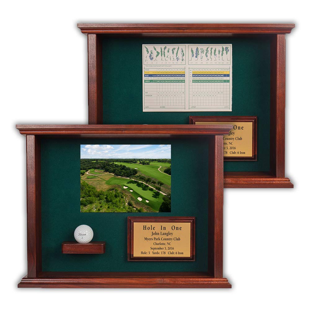 Amazon.com: Hole-in-One Ball Golf Shadowbox Display for Ball