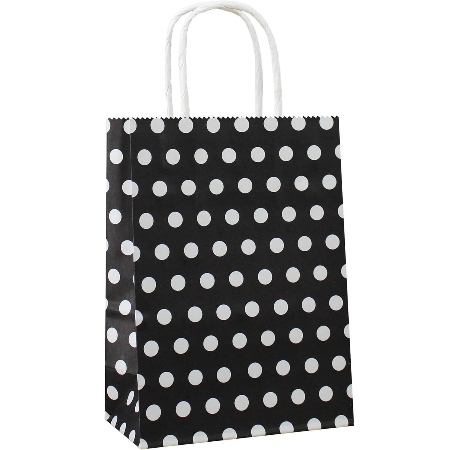 Aakriti Paper Rakhi Gift Bags with Handles Polka Dot Paper Party Favor Bags for Kids Birthday Baby Shower Wedding Festivals Holiday Party Gift Bags Polka Dot Black (10 x8x3 Inch Pack of 10, Black) (B0D4TPVW5Q) Amazon Price History, Amazon Price Tracker