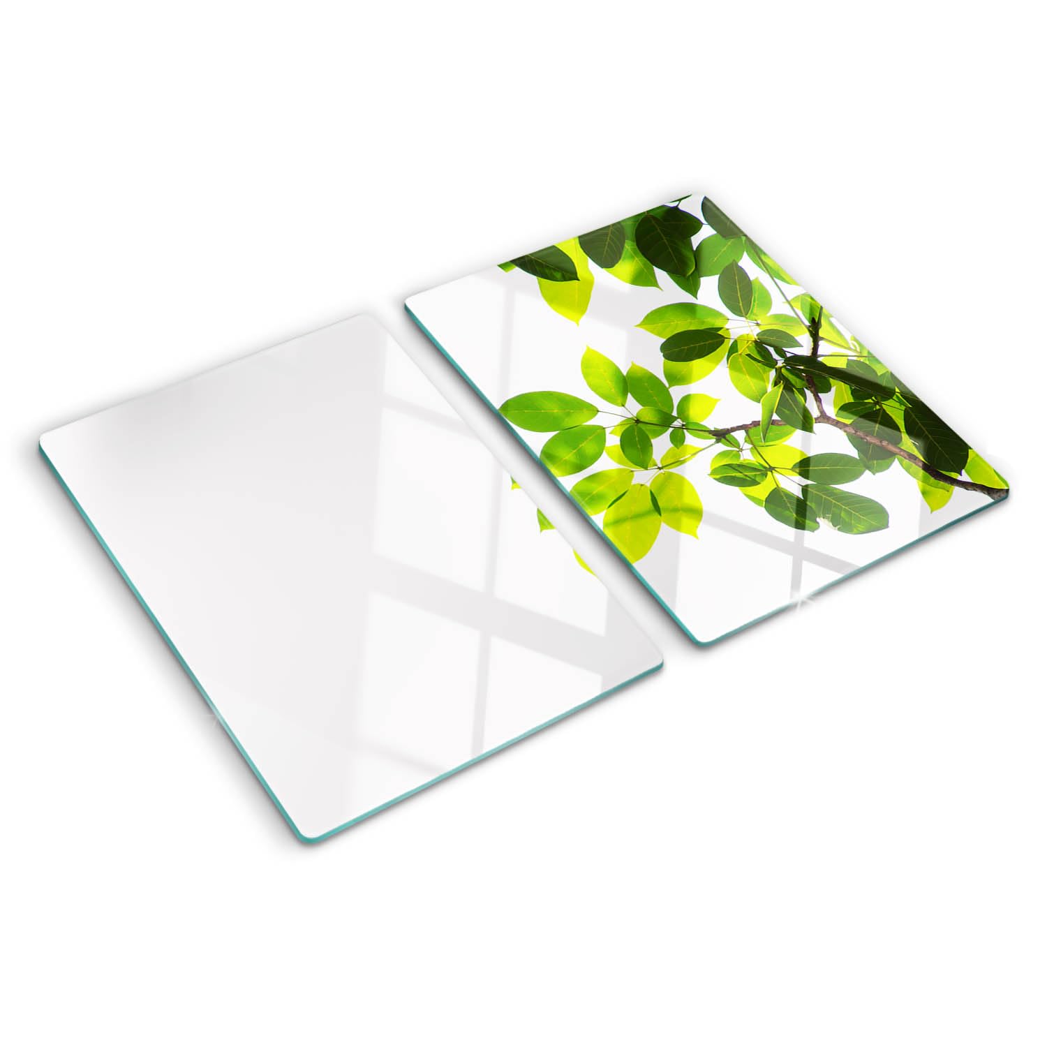 Planche en verre trempé résistant à la chaleur pour cuisine moderne