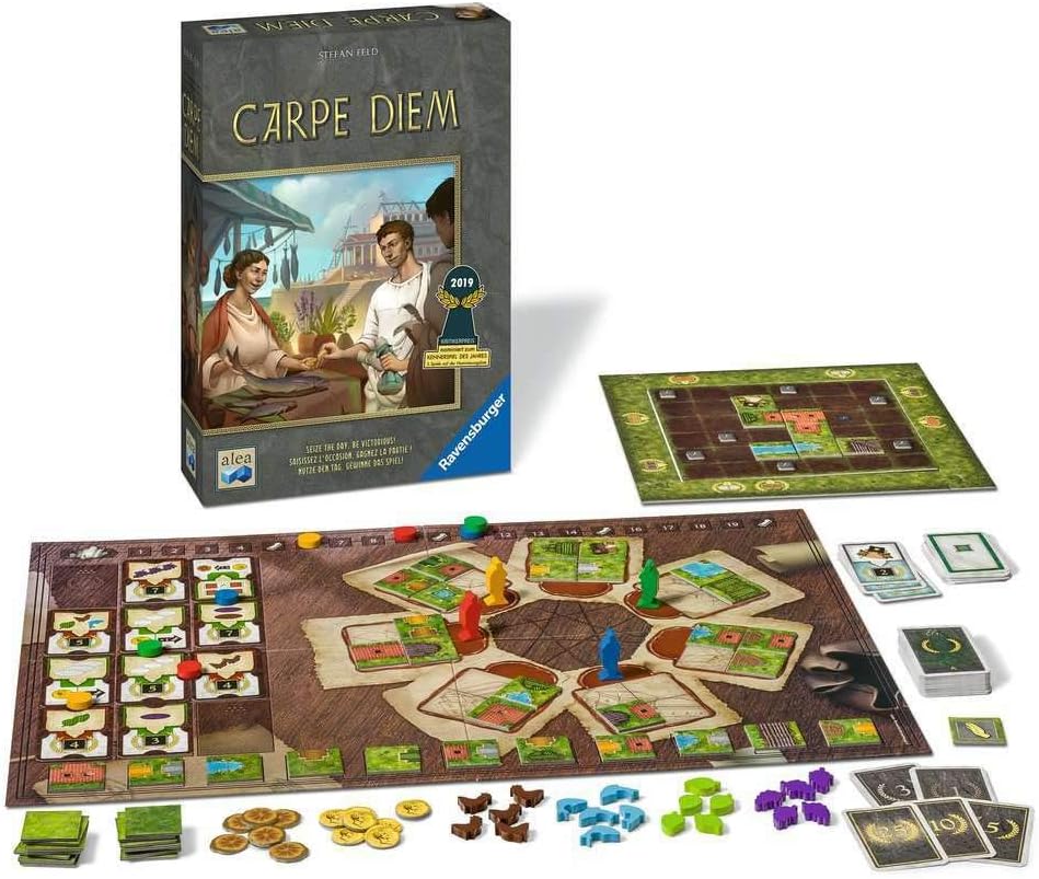 Ravensburger Carpe Diem Strategy Board Game for Age 10 & Up - 2019 Kennerspiel Des Jahres Nominee