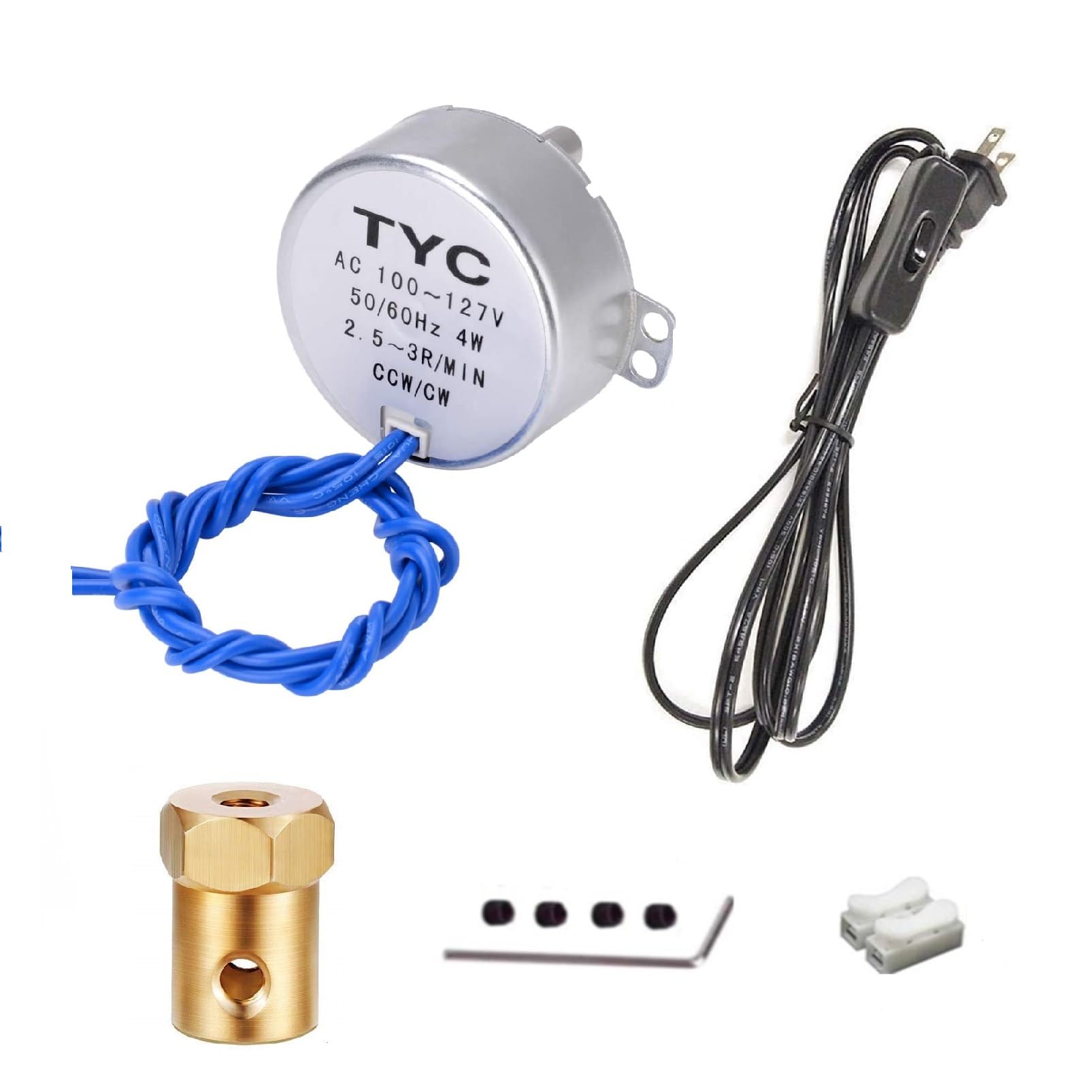 Electric Synchronous Synchron Motor 50/60Hz AC 100~127V 4W