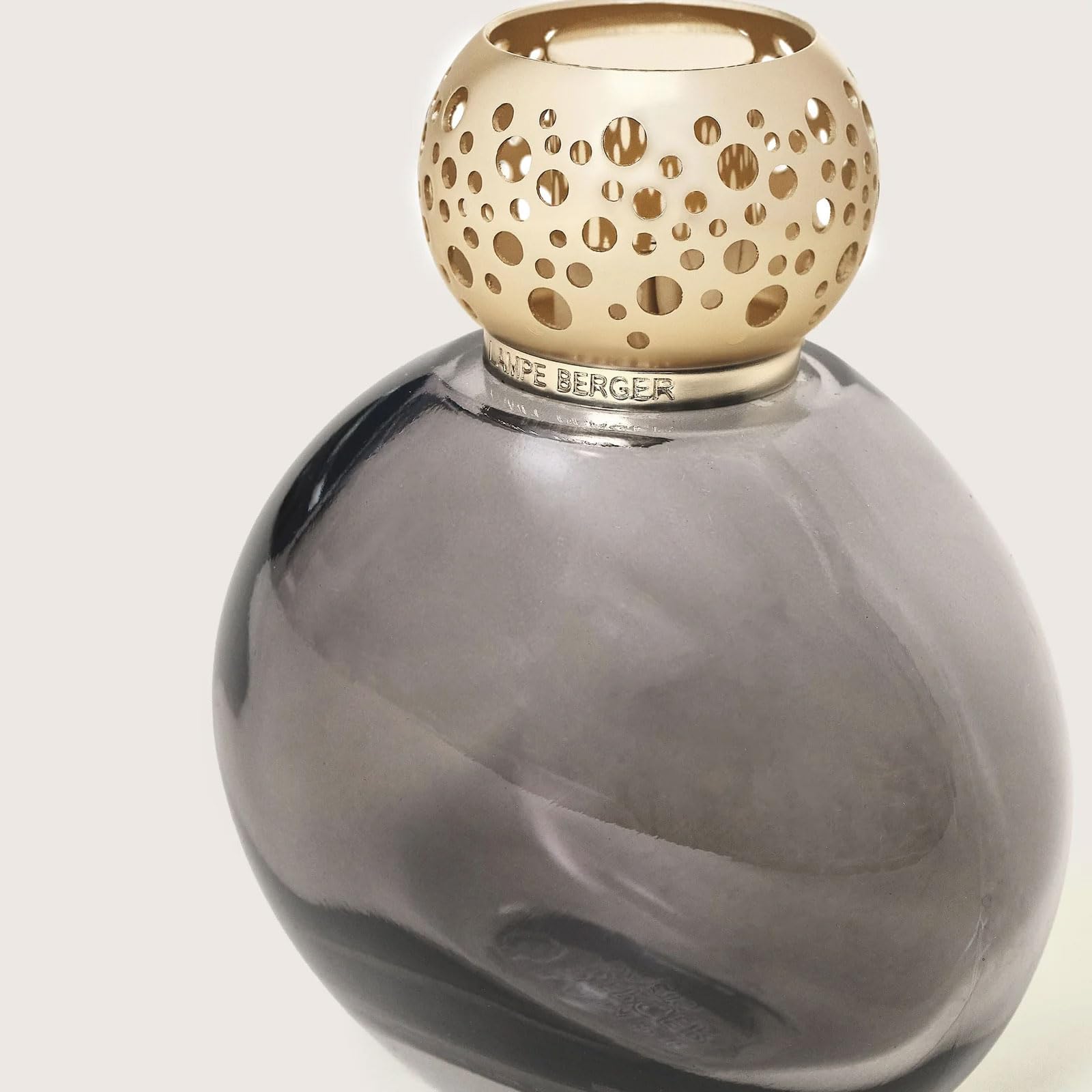 Maison Berger - Coffret Lampe Berger Ophelia avec Recharge 250 ML Incluse - Lampe à Catalyse 2-en-1 pour Purifier et parfumer l’air - Objet déco raffiné - Lumière Florale - Fabriqué en France (Noir)