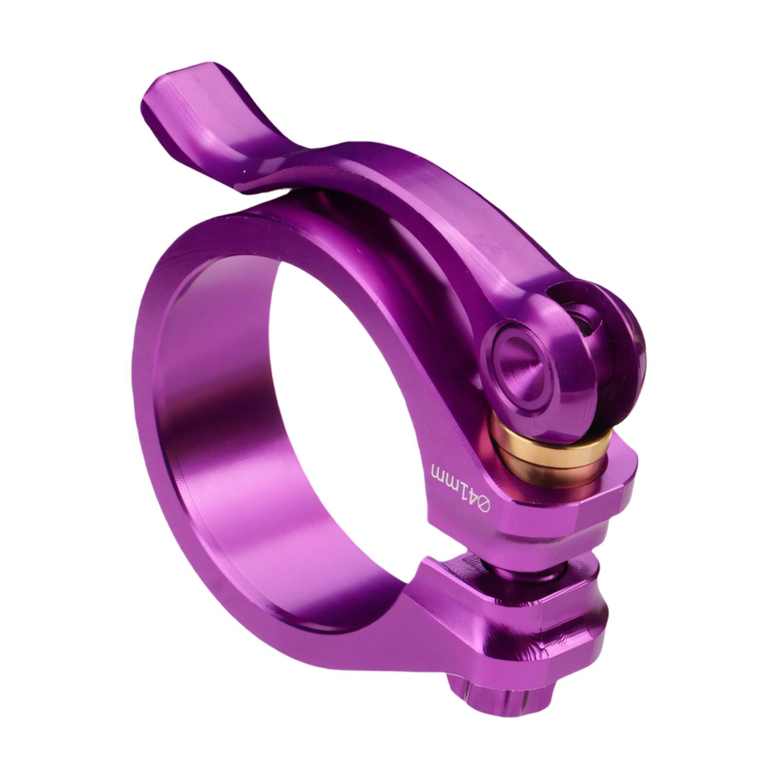 Hsioluted Purple Easyly Install Bicycles Seat Tube Clamps Antislip Bike Seatpost Clip Quickly Release Bicycles Seat Tube Clip Quickly Release