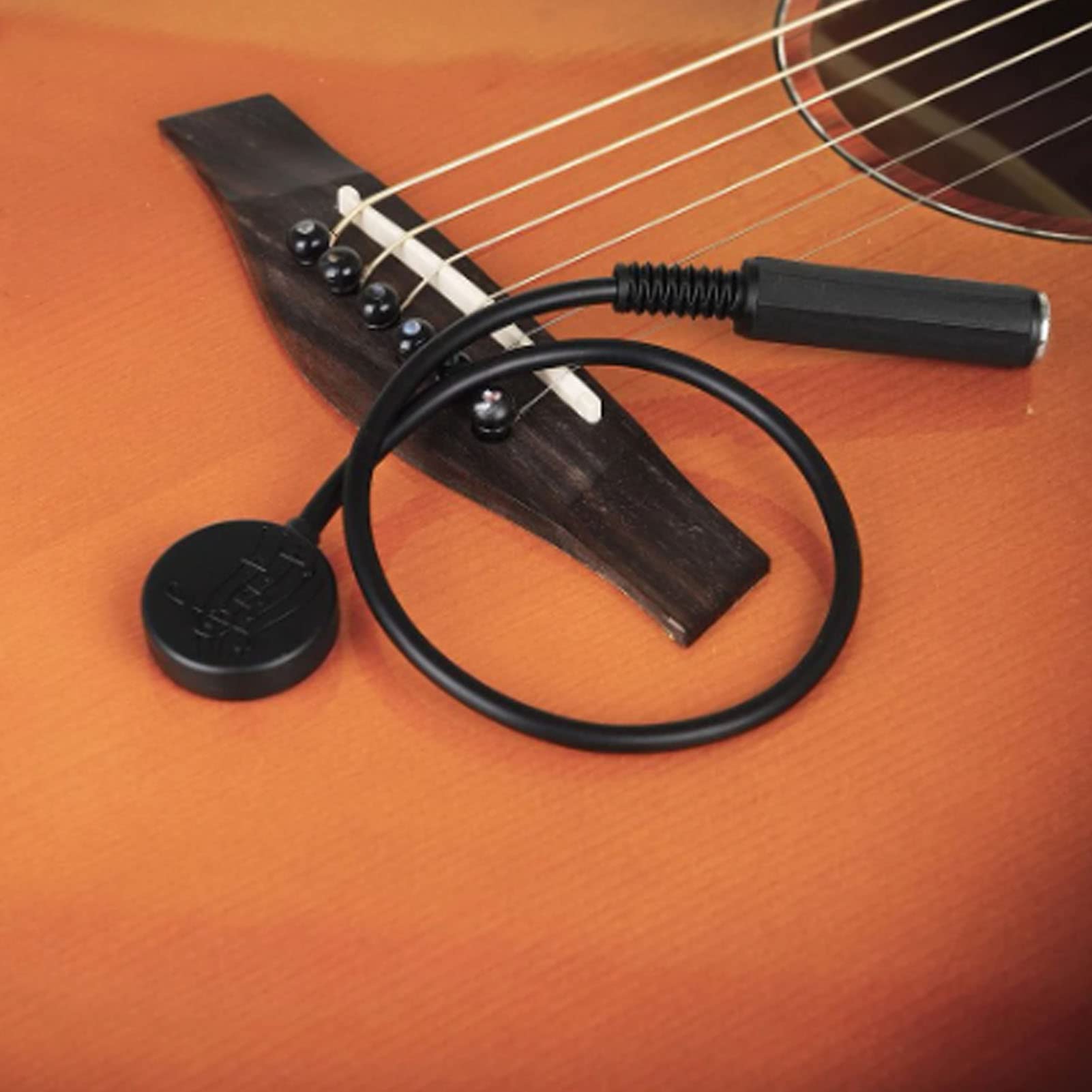 RiToEasysports Przetworniki do gitar akustycznych, lekkie, przenośne przetworniki do mikrofonów kontaktowych, przetworniki z czujnikiem piezoelektrycznym i osłony przetworników