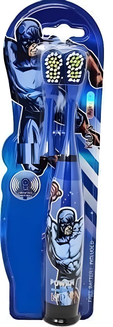 Power Kids Sonic Electric Toothbrush for Children | 5 Brushing Modes | IPX7 Waterproof | USB Rechargeable | 240000 VPM Motor | Soft Bristles | Round Brush Head (Blue)-image-34