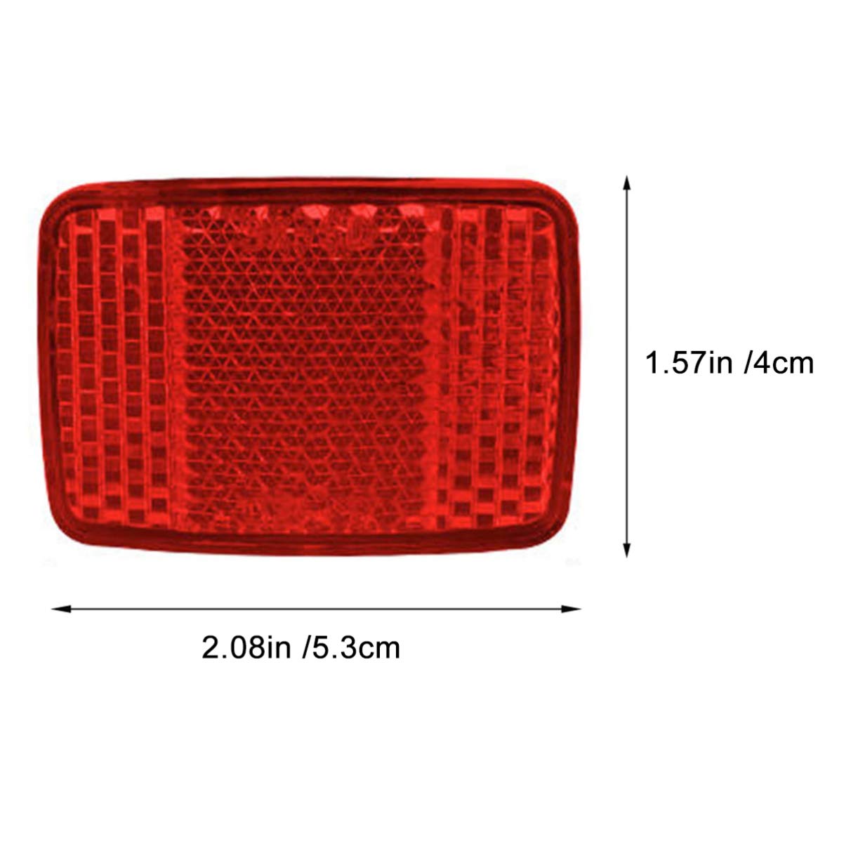 OSOLADY 1set Spoke Reflector for Mountain Bikes Durable Bike Safety Reflector for Night Cycling for Enhanced Visibility Outdoors 2pcs