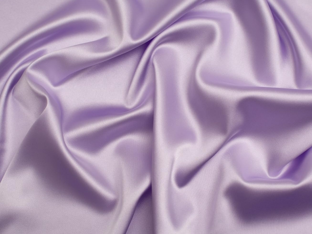 Minerva Core Range Stretch Woven Satin Fabric Lilac - Lightweight & Suitable for Dressmaking - Approx Width: 145cm / 58" - Sold per metre