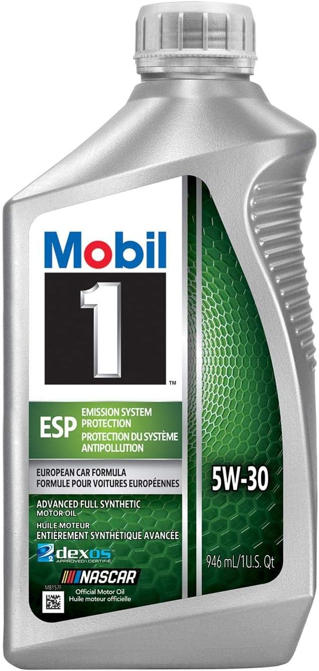 Mobil 1 124044 ESP Formula Engine Oil 5W30 1 Quart Bottles Set of 6