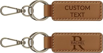 Custom Keychain with Picture Personalized Photo Keychains Customized Engraving Text Key Chain for Women Men