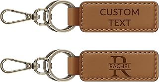 Custom Keychain with Picture Personalized Photo Keychains Customized Engraving Text Key Chain for Women Men
