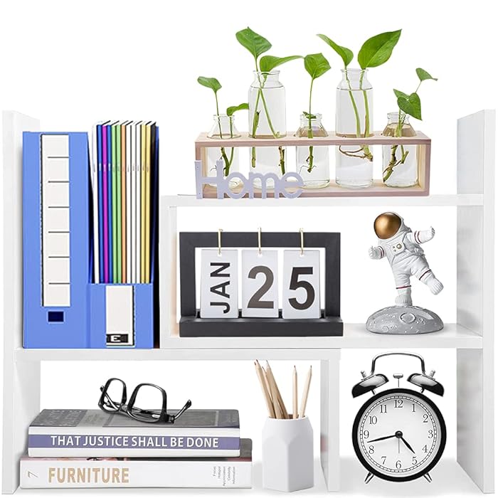 Buy TooCust Desk Shelf Desktop Shelves Tabletop Bookshelf Desktop