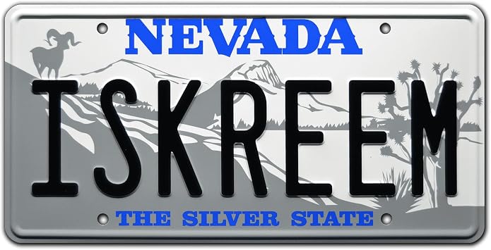 Celebrity Machines | Twisted Metal | ISKREEM | Vanity Plate, Stamped Aluminum, Metal Decorative Tag, Corrosion Resistant, Quality Novelty Sign, Wall Decoration, Wall Hanging