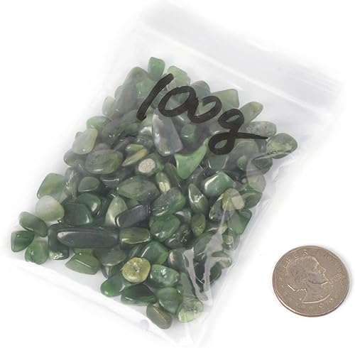 Vista 255 de Justinstones Chips pulidos de hematita triturada piedra rodada adornos curativos de cristal 3.53 oz