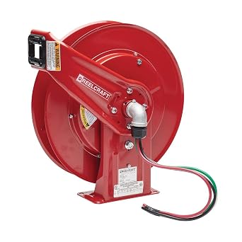 Reelcraft L 7000 Heavy Duty Cord Reel, 6 AWG/4 Conductors x 35, 45 AMP, Cord Not Included