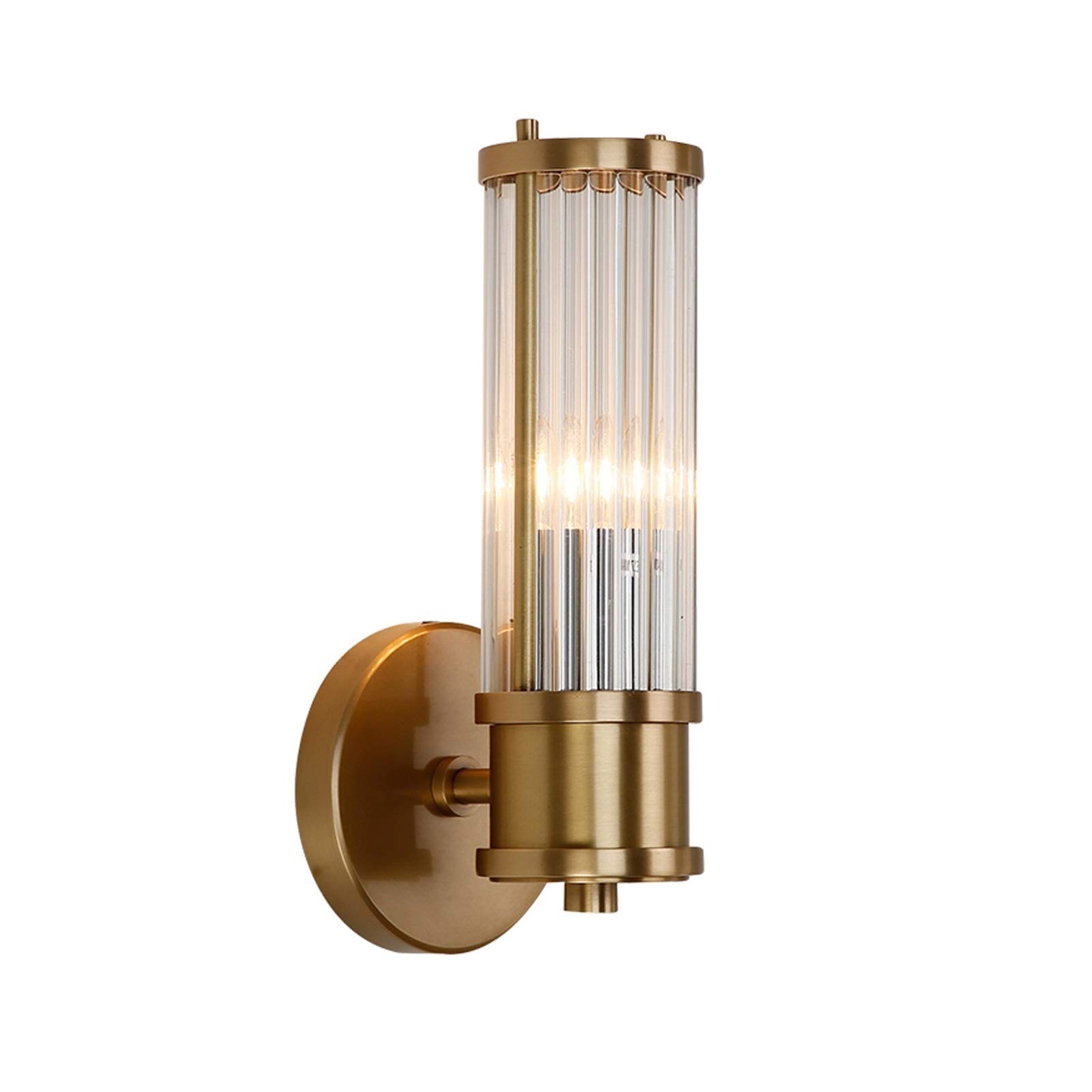 Wall Sconce/Porch Wall lamp Light Luxury Crystal Wall Lamp Bedroom Bedside Lamp Postmodern Living Room Background Wall Aisle Light Wall Vanity Light Fixture Wall Light/Vanity Wall Lamp ( Color : A )