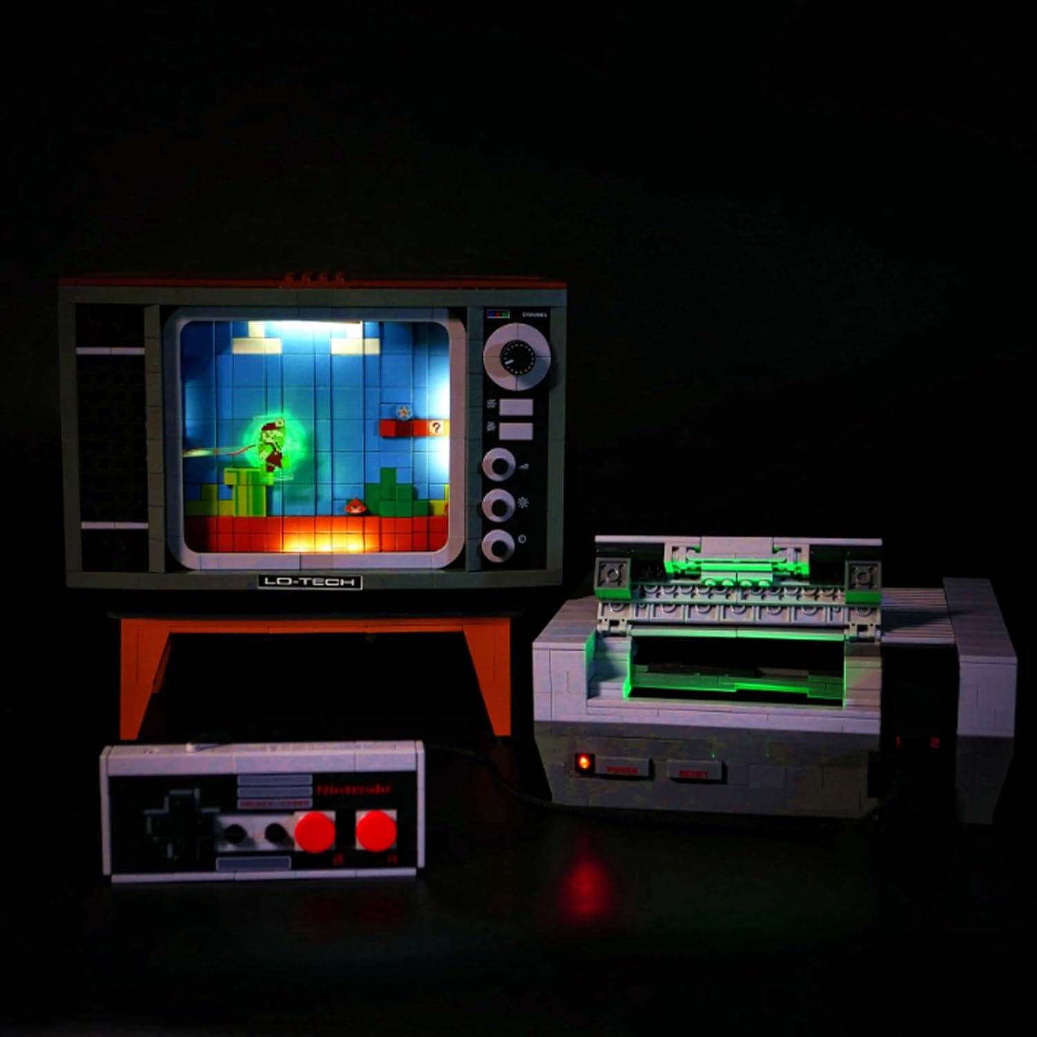 LED Lighting Kit Compatible with Lego 71374 Game Console Series LED Light Set (Model Kit Not Included - Lighting Components Only) (Standard Style)