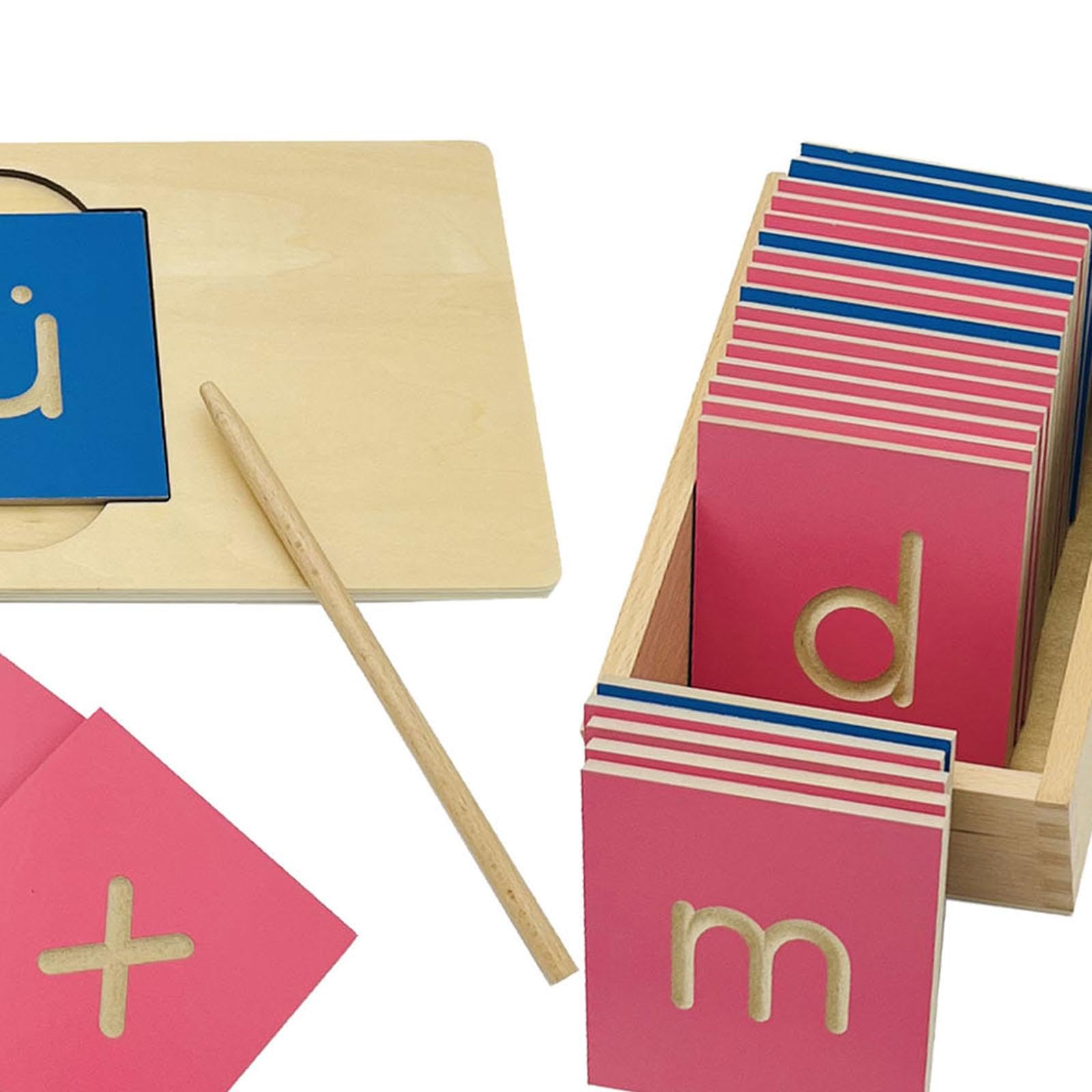 Materiale Didattico per Bambini, Allenamento Linguistico, Metodo, Lavagna per Tracciare Le Lettere, Giocattolo Educativo per attività, Lettere