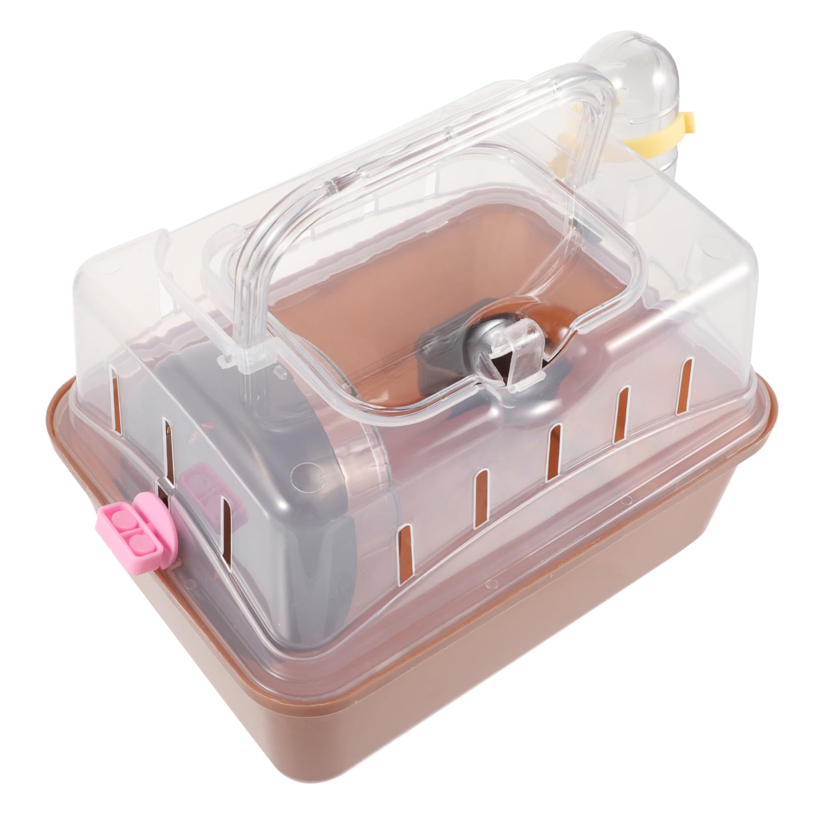 OATIPHO Caja Jaula De Hámster Jaulas para Pajaros Jaula De Hamster Transparente Suministro De Hámster Comedero Pajaros Jaula El Plastico Viajar Bolsa De Viaje Pequeño Hámster