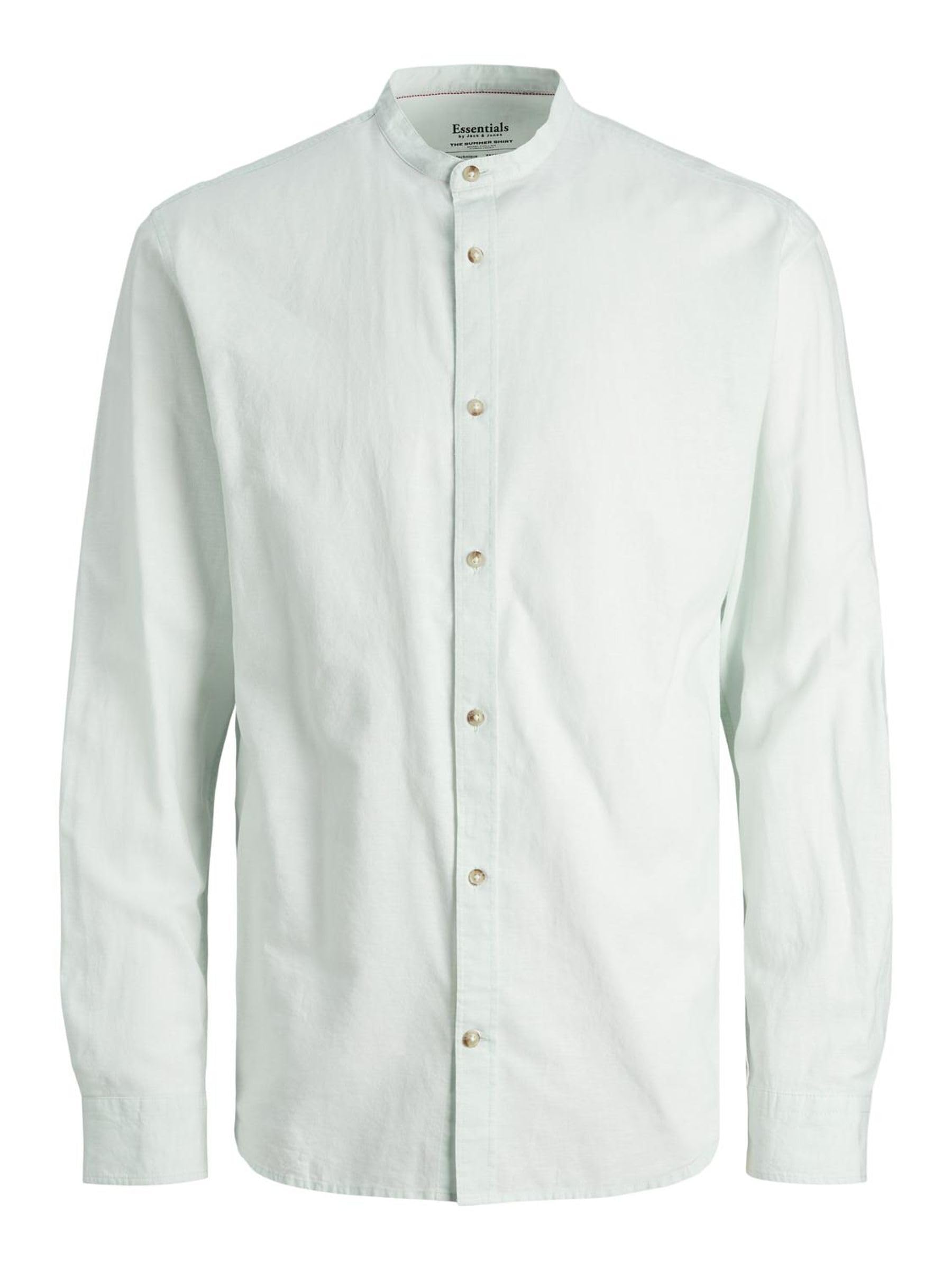 JACK & JONES Mens LS B Lin Shirt Soothing Sea M