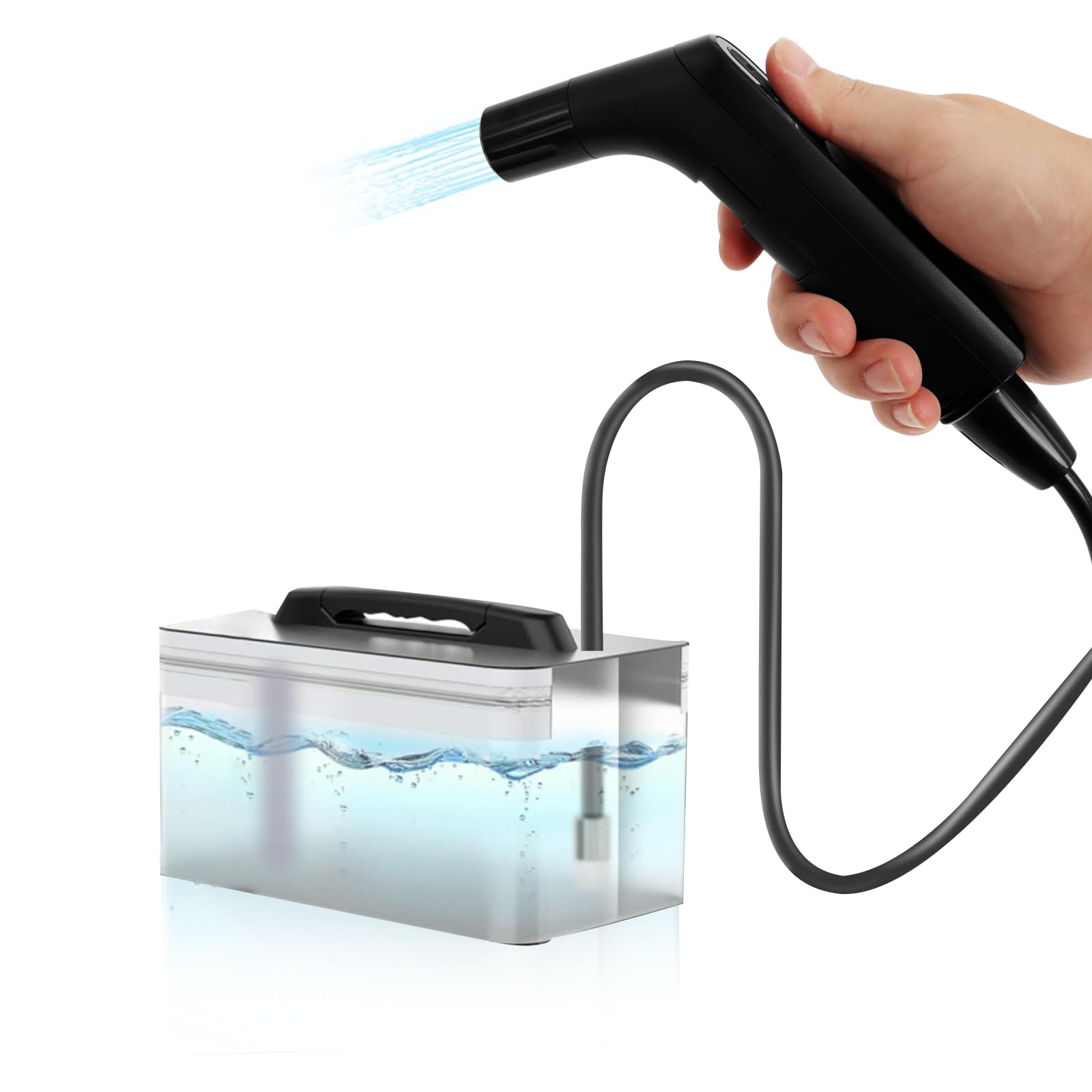 Paper Sprayer Portable Electric Bidet Sprayer for Travel, Camping, Condo Renters ...