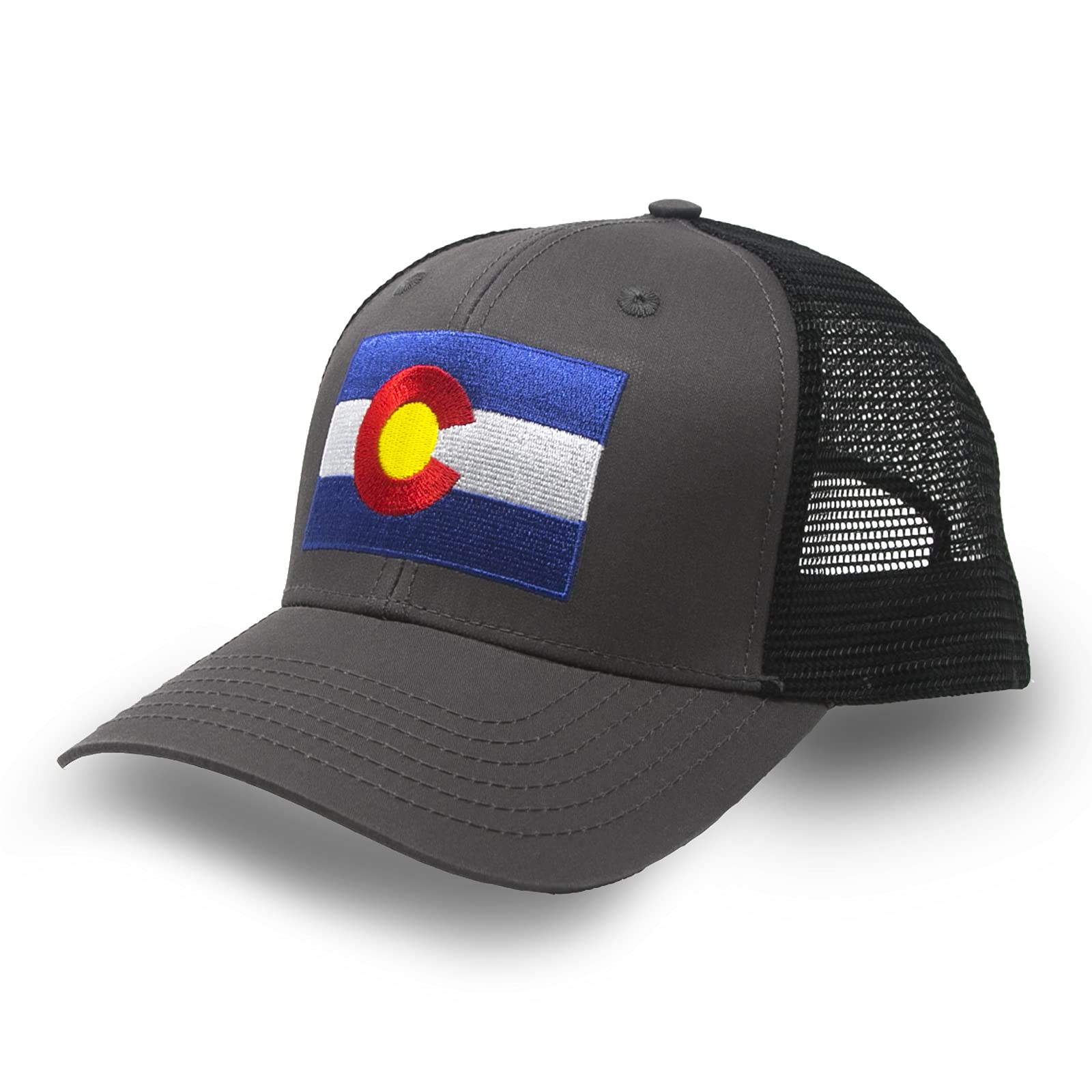 International Tie State Hat for Men and Women, Adjustable Snapback Trucker Baseball Cap with Embroidered Patch