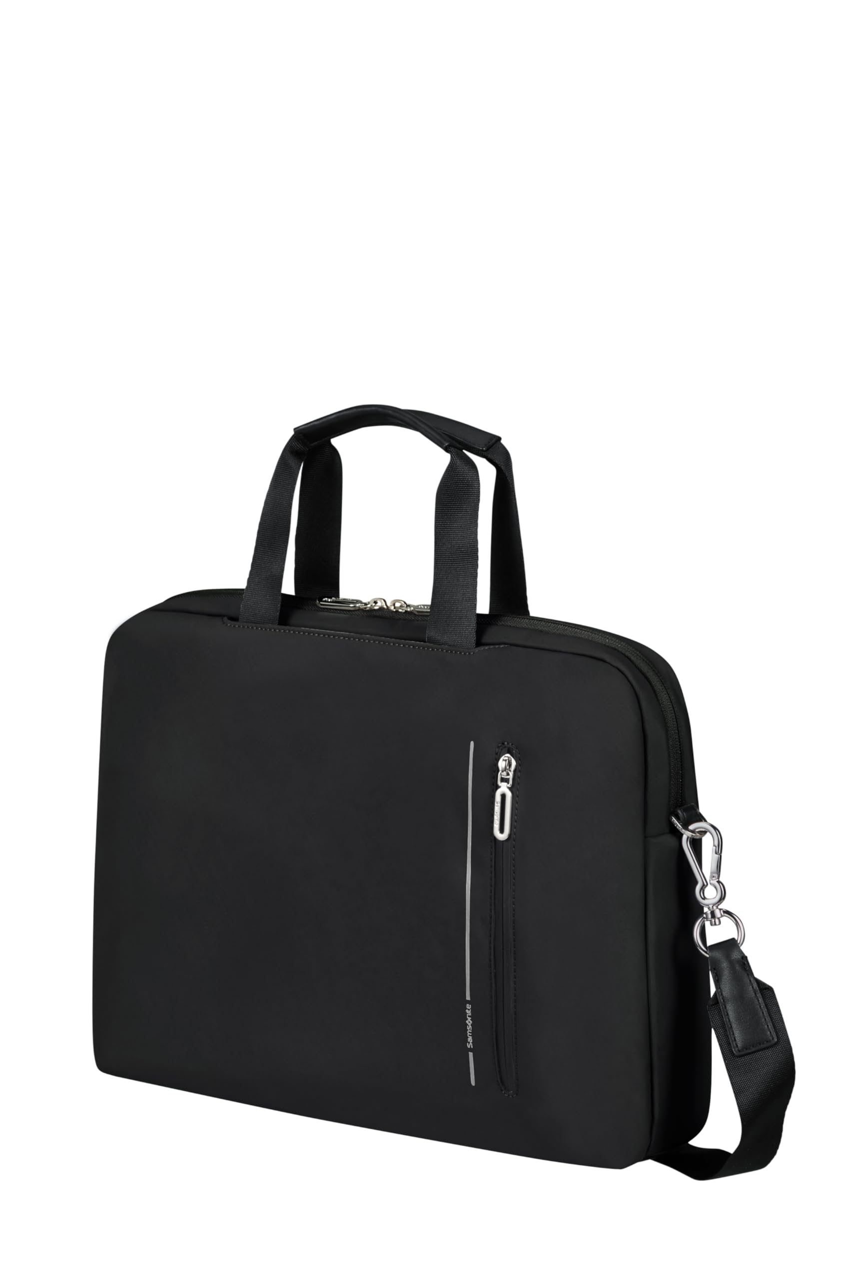 bagpack per laptop donna samsonite nero con maniglia da 15,6