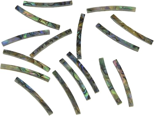 Miniatura 17 de KAISH Guitarra Rosette Nueva Zelanda Abalone Shell Tiras Curvas Guitarra Agujero Sonido Inserción Dimensión 4.921 in* 0.079 in*0.059 in