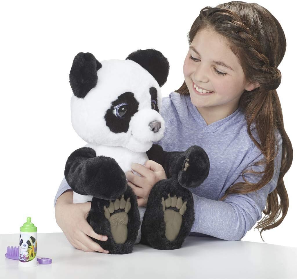 Curious Panda Cub Interactive Plush Toy 