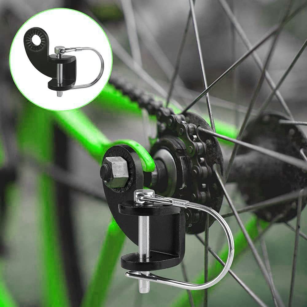 Attache Remorque Vélo Enfant 2 Pièces - Support Universel Attelage Remorque Pliable Chien Cargo - Boucle U Acier Inoxydable